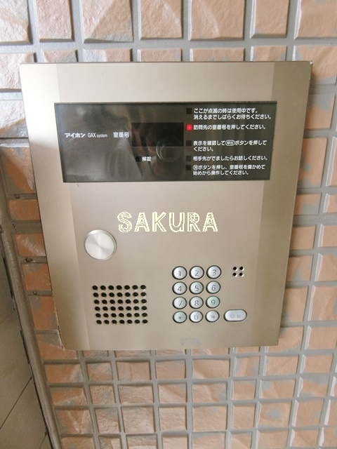 セキュリティ　女性の方でも安心のモニター付きオートロック♪