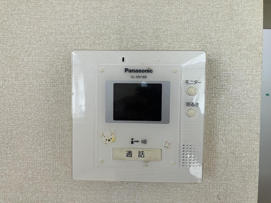 セキュリティ　モニター付きインターホン
