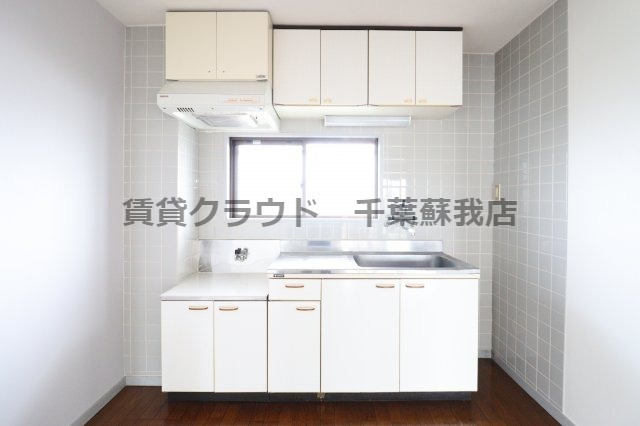 キッチン　ガスコンロ2口設置可能です！