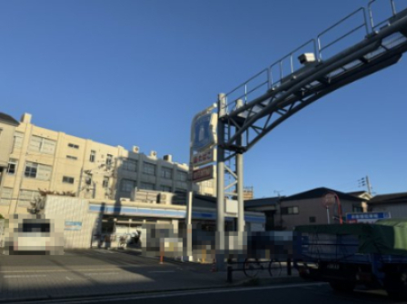コンビニ　ローソン 佃一丁目店（コンビニ）まで379m