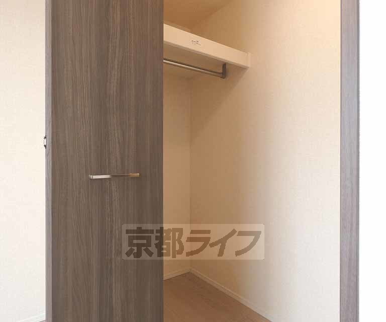 収納　ウォークインクローゼットです。