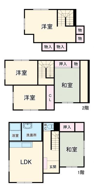ソラノイエ3階戸建の間取り写真
