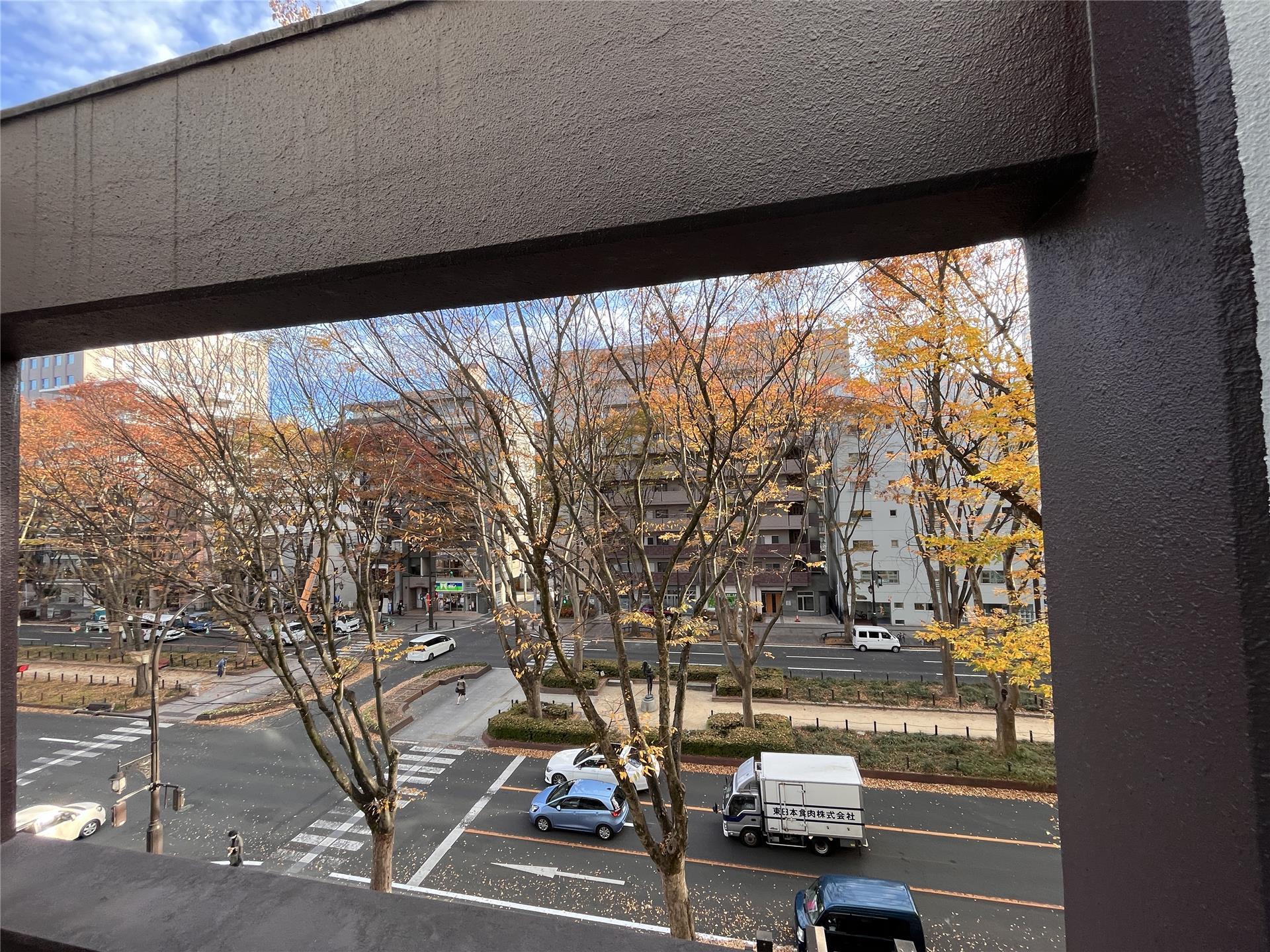 眺望　写真は別部屋です。