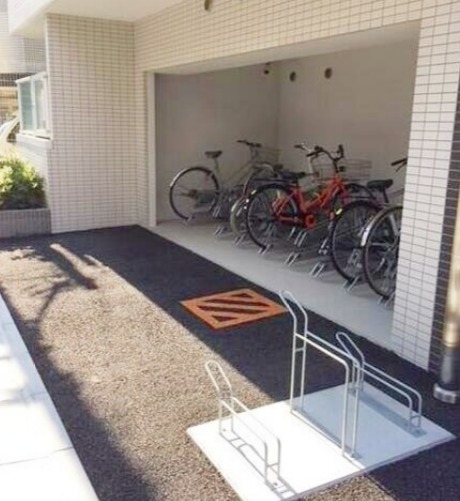 駐車場　駐輪場です