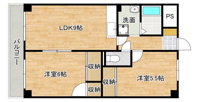 プレシオ住本の間取り写真