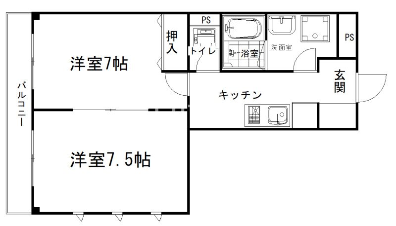 かのみハイムの間取り写真