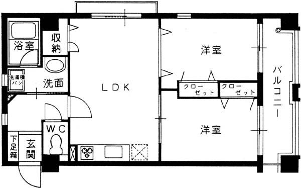 ハイアートの間取り写真