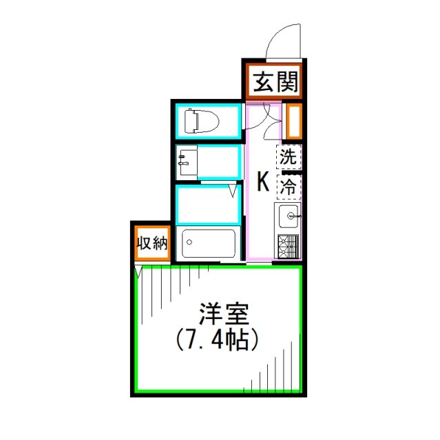 4th avenueの間取り写真