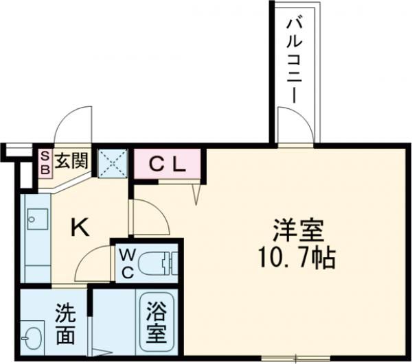 ＪＲ阪和線 鳳駅 徒歩10分 3階建 築10年の間取り写真