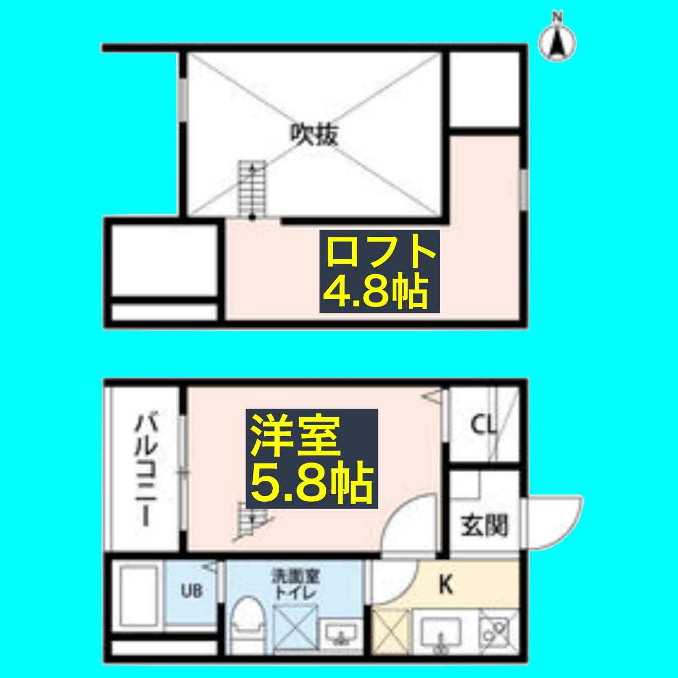 LIANGE 栄生の間取り写真