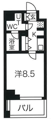 アイルイムーブル西大島の間取り写真