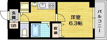 プレサンス京都四条堀川の間取り写真
