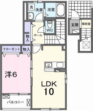 ＪＲ鹿児島本線 笹原駅 徒歩22分 3階建 築2年の間取り写真
