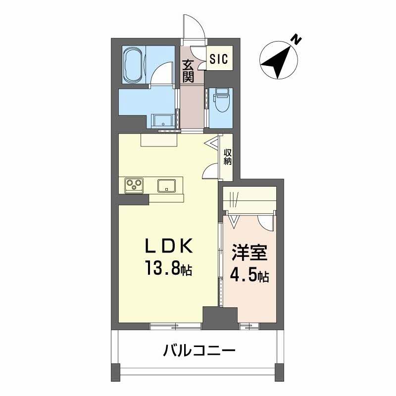 CLASSEUM連坊IIの間取り写真