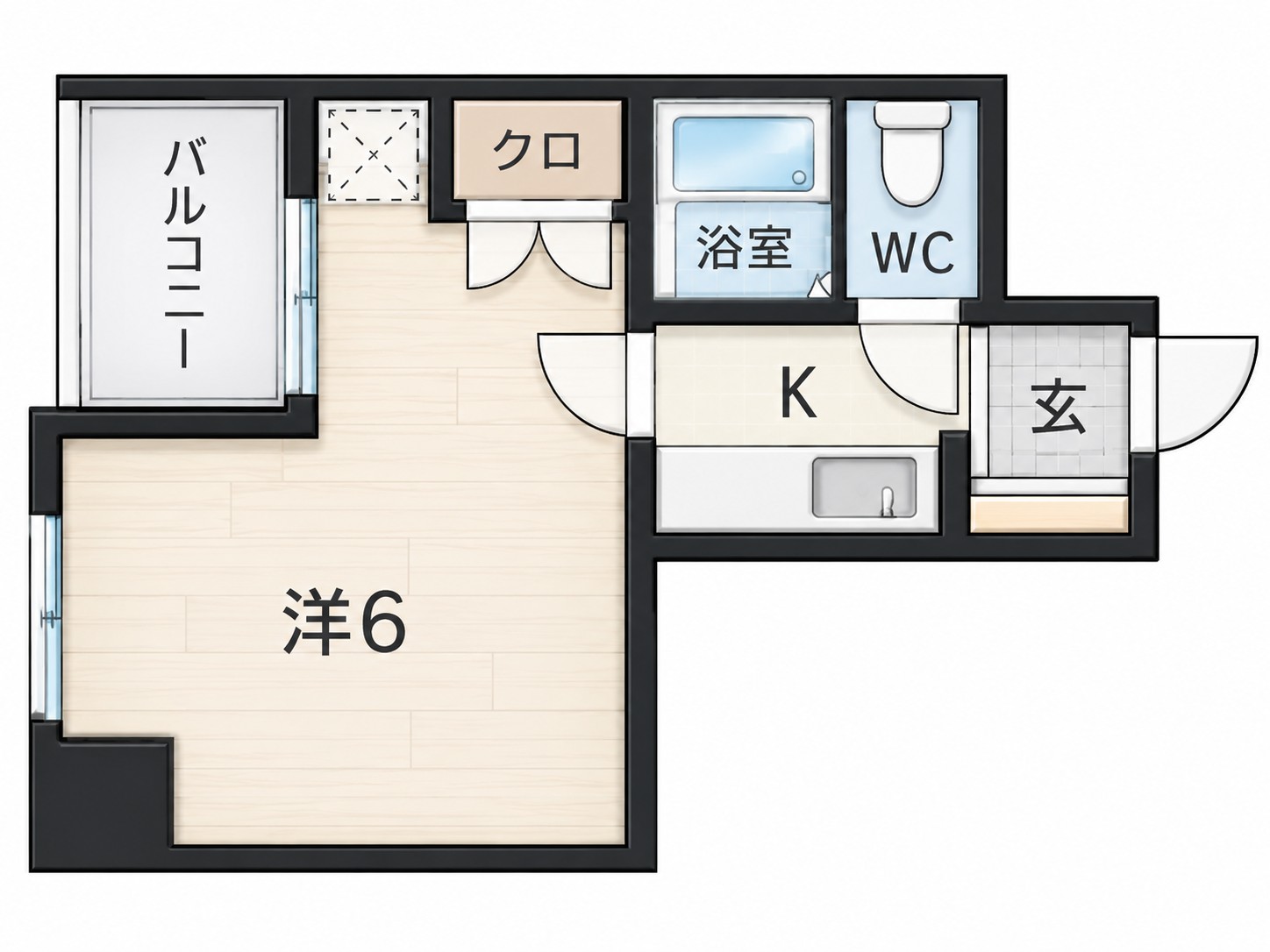 Belong千林の間取り写真