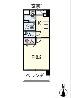 ブルースカイマンションXの間取り写真