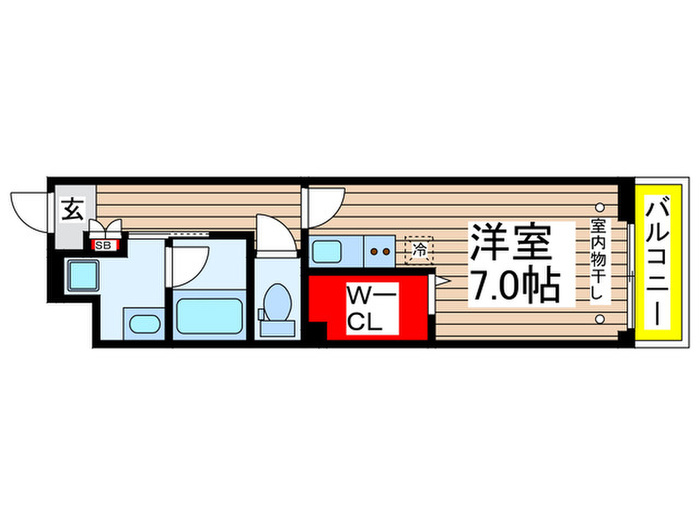 S-FORT船橋海神Eastの間取り写真