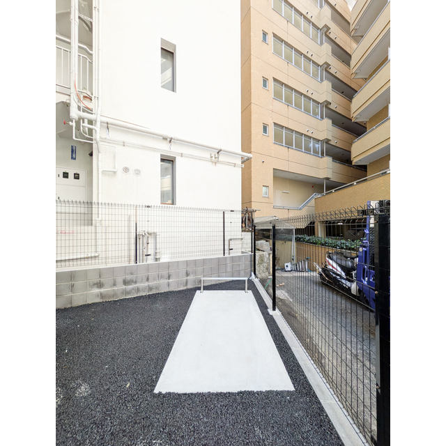 眺望　バイク置き場
