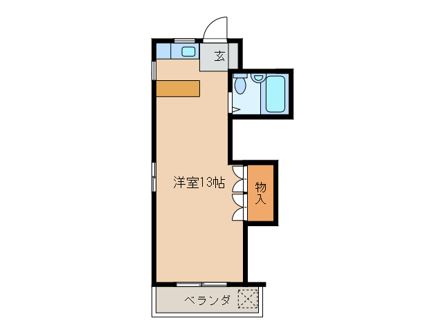 岐阜市菊水町のアパートの間取り