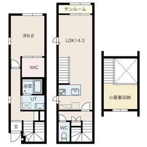 ベリアス　ヒルズの間取り