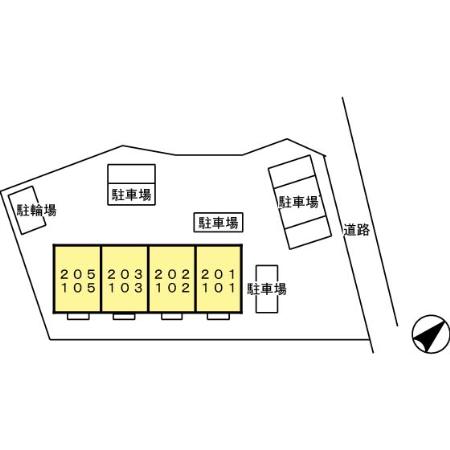 【モナリエ池田の駐車場】