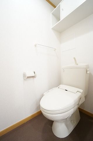 【郡山市日和田町のアパートのトイレ】