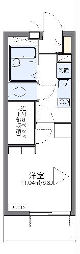 レオパレスきぼうの間取り