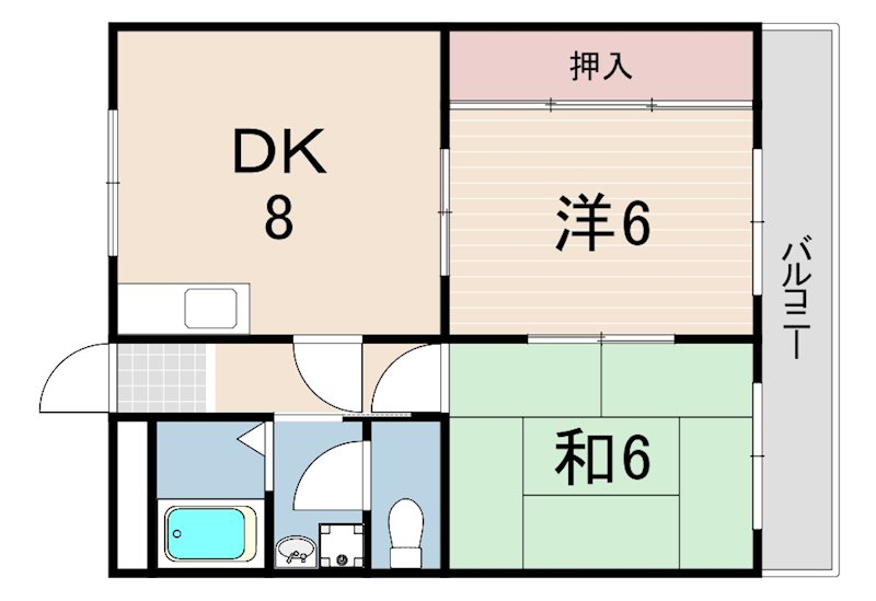 ハイツヨシダの間取り