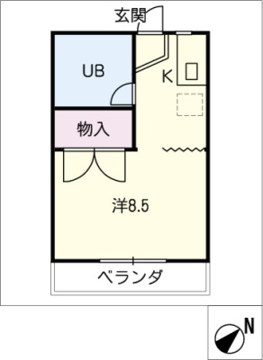 メゾンヤザコの間取り