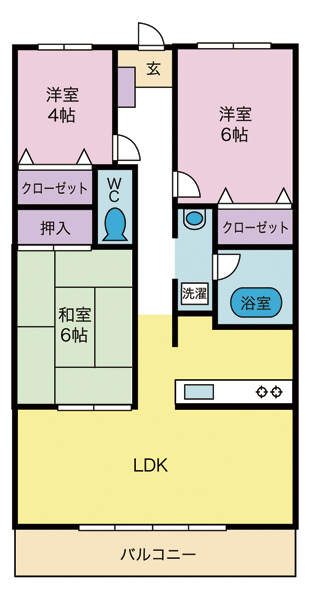 スモールワールドシンフォニーの間取り