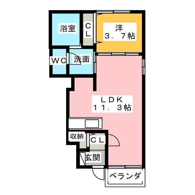 カサ・ボニータの間取り