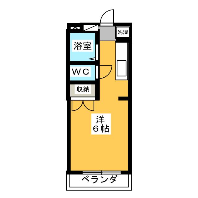 コーポ丁田の間取り