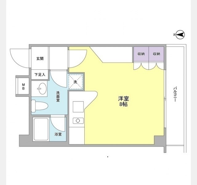 タフト下北沢の間取り