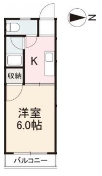 高松市西宝町のマンションの間取り