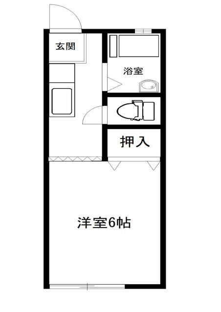 横浜市旭区今宿東町のアパートの間取り