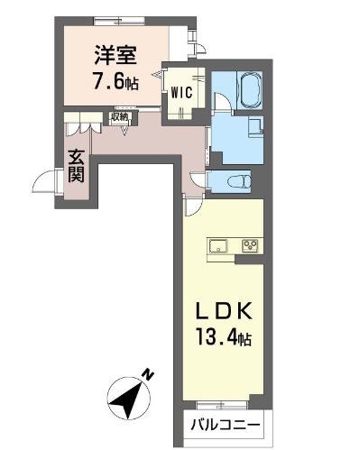 シャーメゾン北上尾の間取り