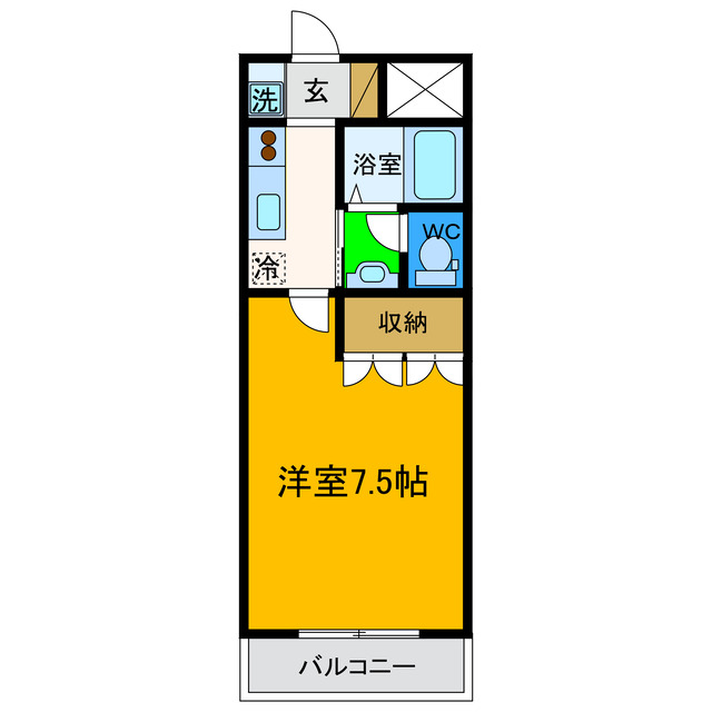 エトワール大開の間取り