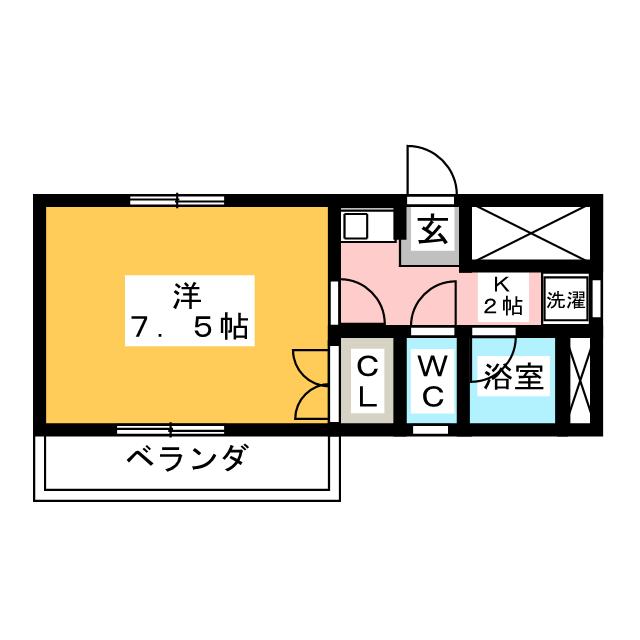 ラポールまるとみＩＩの間取り