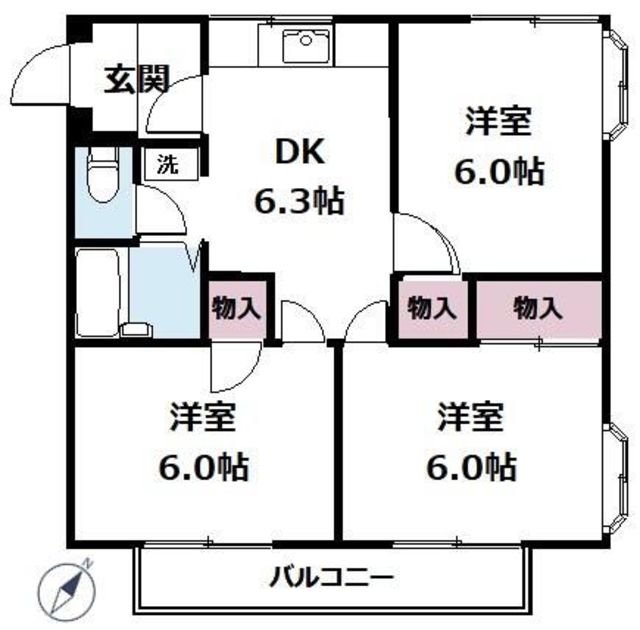 グランフォーレ多摩センターの間取り