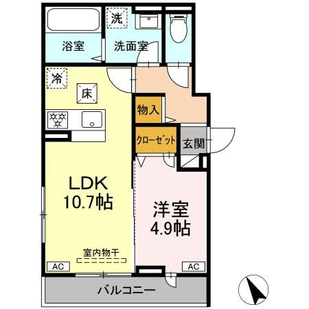 リベラマーロVの間取り