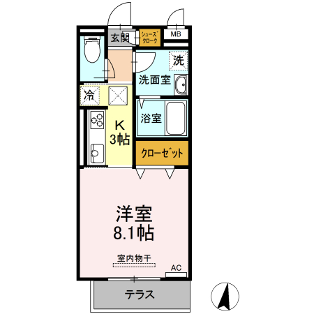 花巻市高木第10地割築4年の間取り