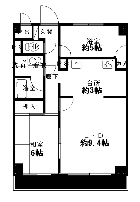 エクセル三浦海岸の間取り