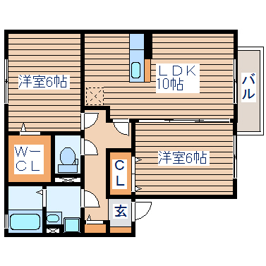 ロワールIの間取り