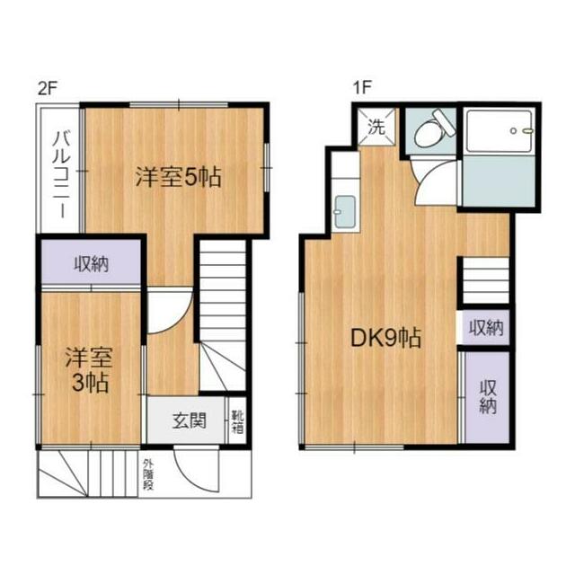 日野市三沢戸建の間取り