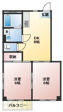 エクセレンス春日の間取り