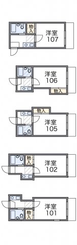 レオパレス加古川第7の間取り