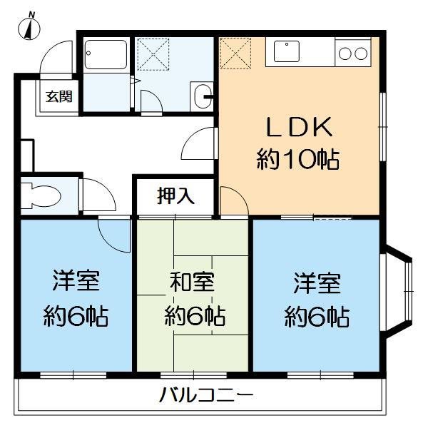 グレースコート甲東園の間取り