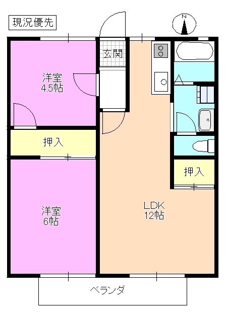 太田ハイツの間取り