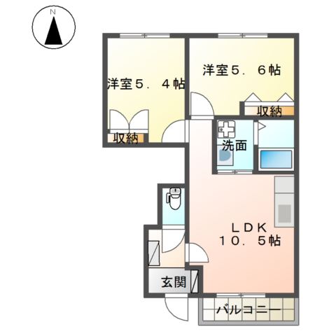 グリーンハイム　Ｙ・Ｇの間取り