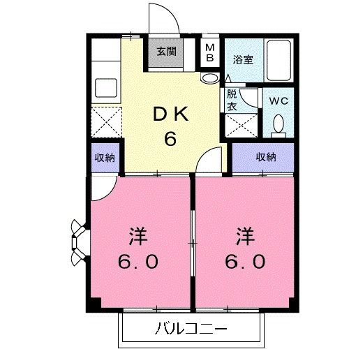 アーバンハイツ関の間取り